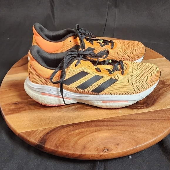 Adidas Men's Solar Glide 5 Flash Orange Size 8 1/2. - Picture 1 of 9